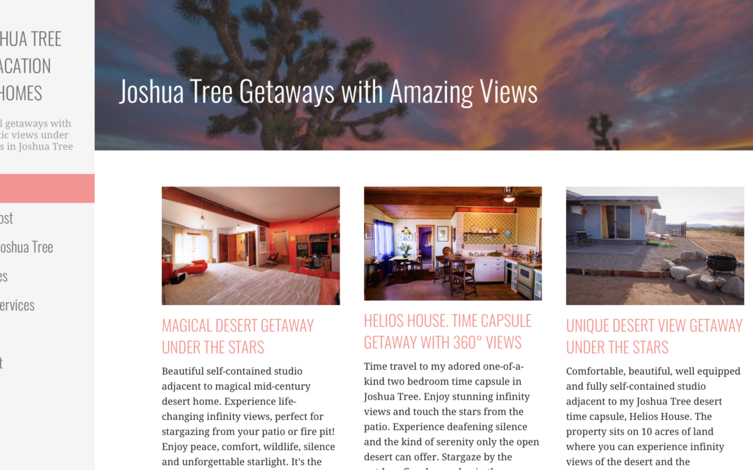 Joshua Tree Getaways with Amazing Views