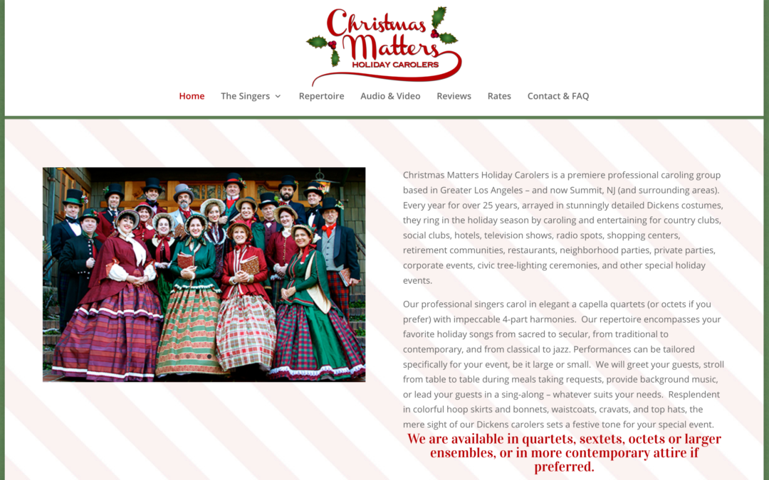 Christmas Matters Holiday Carolers