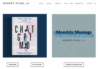 Robert Pearl, MD — Website Rebuild